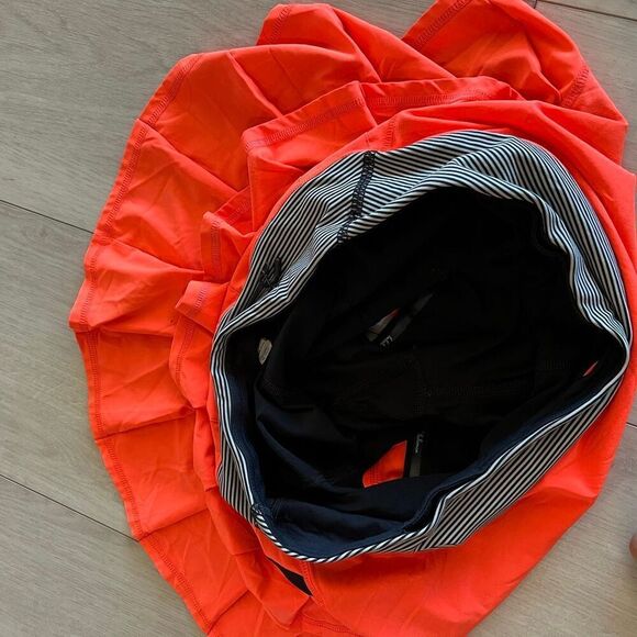 Lululemon Run: Pace Setter Skirt Light Flare / Tonka Stripe Cashew size 6 - Picture 6 of 6